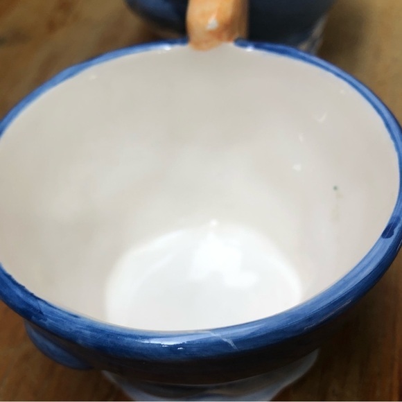 Set of 2 Blue Cups with Clouds at the Bottom & Yellow Stars on the Handles - Picture 8 of 8